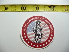 MINUTEMAN US REVOLUTIONARY WAR SMALL STICKER DECAL HUNT HUNTING HUNTER WILDLIFE