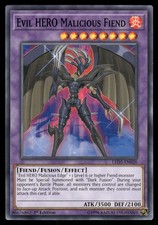 Yugioh Evil HERO Malicious Fiend LED5-EN020 Common 1st Edition NM