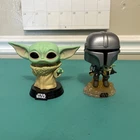 Funko Pop! - The Mandalorian #402 & The Child # 368 Star Wars Bundle - Lot of 2