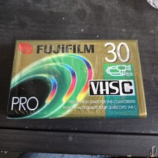 Fujifilm 30 min VHS-C Pro Premium High Grade Camcorder Video Cassette Tape