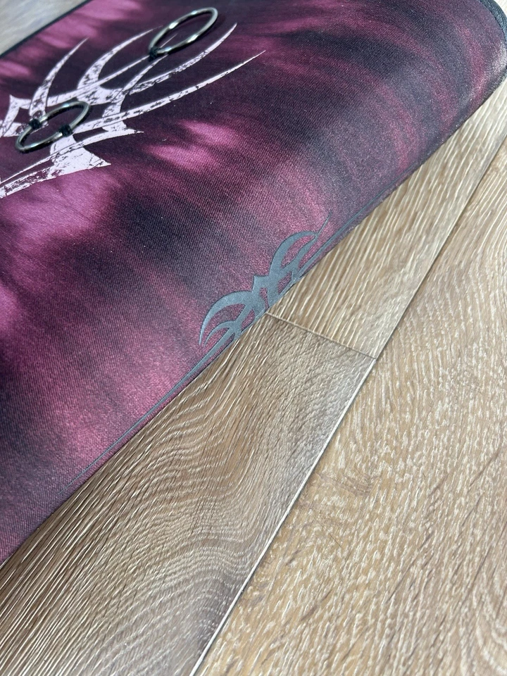 Carpeta con cremallera de 3 anillos diseño tribal vintage Mead de los años 90 coleccionable nueva púrpura Foto 2 de 4