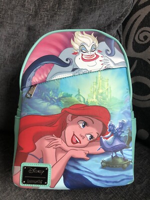 Loungefly Heart Logo Little Mermaid Backpack – 2016 – NWT – Rare Pre‑Funko Loungefly Disney The Little Mermaid Characters Group  main image 4