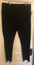 NEW TAG OLD NAVY MENS 40 X 32 ULTIMATE ATHLETIC BUILT IN FLEX BLACK CHINO PANTS