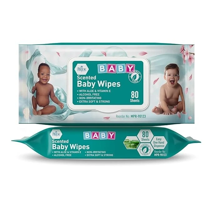 Scented Baby Wipes Packs in Bulk, 1920 Count (24 Packs X 80 Wipes), Extra Soft, - Image 2 of 4
