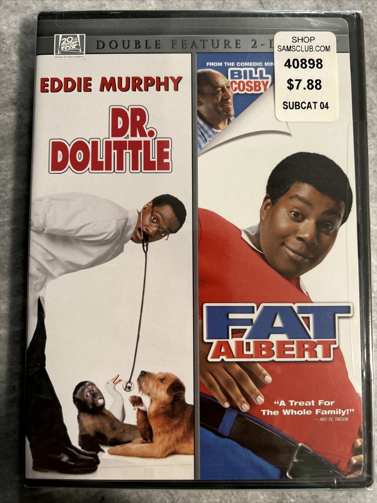 Dr. Dolittle/Fat Albert (DVD, 2007, 2Disc Set) Eddie Murphy, Bill