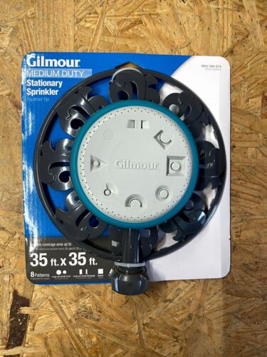 Gilmour 50956HD 1,225 sq ft. 8-Patterns Water Stationary Sprinkler for Lawns