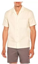 Gap Men's Short Sleeve Seersucker Vacay Shirt Size XL Turtle Dove Soft Cotton