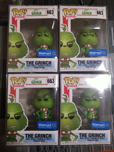 Pop Funko Movies 663 The Grinch With Scarf Vinyl Figure for sale online | eBay