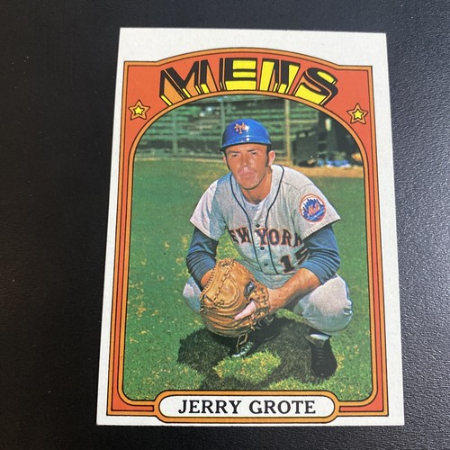 1972 Topps Baseball Jerry Grote New York Mets Card 655 eBay