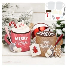 Mugs Kisses Metal Die Cuts, Mugs Kisses Cutting Dies Cut Stencils Card Paper ...