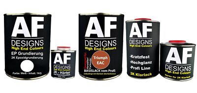 FÜR Triumph EAC Volcano Metallic 3.7L Autolack SET 2K EP Grundierung Klarlack