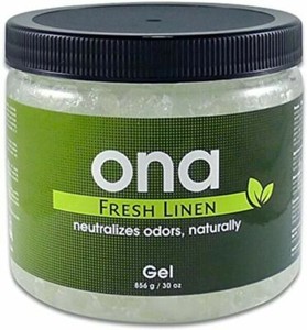 ONA Fresh Linen Natural Odour Eliminator Gel Jar - 1L