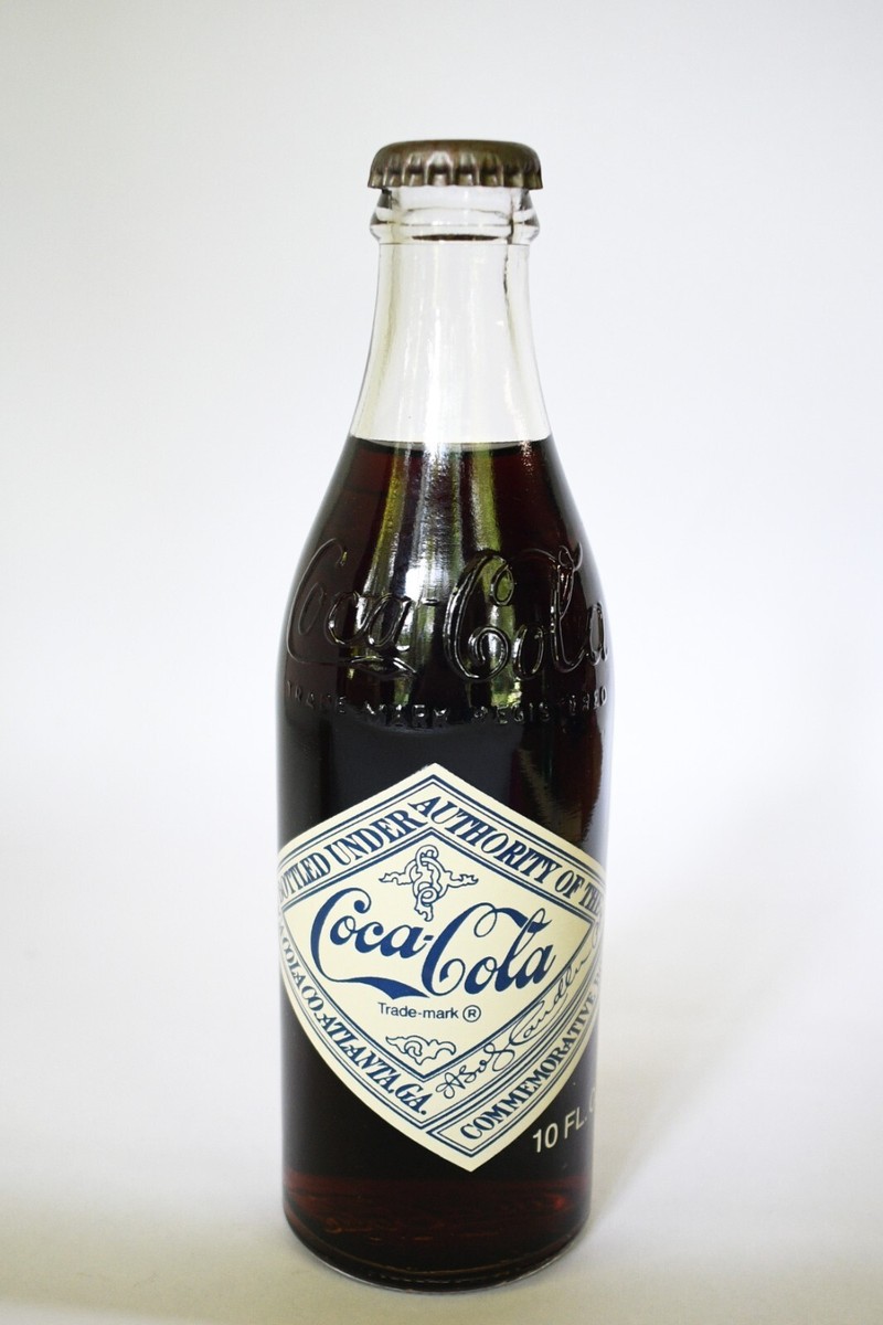 レア Coca-Cola デリバリーボトリングトラック ブリキ ガラス瓶付き Coca Cola 75th Anniversary Coke Bottle Atlanta Georgia Bottling