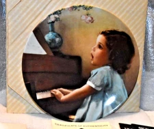 Bessie Pease Gutmann “HARMONY PLATE” The Curator Collector 8.5” Diameter COA*/