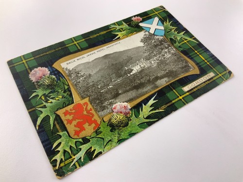 Bailie Nicol Jarvie Hotel Aberfoyle Gordon Scotland Postcard 1916 Ontario HH449 - Picture 3 of 9