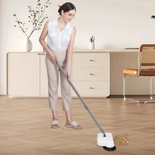 Carpet Sweeper Floor Sweeper Manual Sweeping Non Electric, with mop and Dust Bin