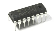 10PCS CD4511BE CD4511 CMOS BCD-to-7-Segment LED Latch Decoder