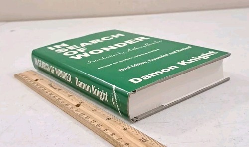 Fine Condition-1996 HCDJ-3rd Edition Revised-In Search Of Wonder-Damon Knight - Picture 9 of 12