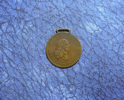 George Washington Commander in Chief N. J. Schloss & Co. Boys Clothing Watch Fob