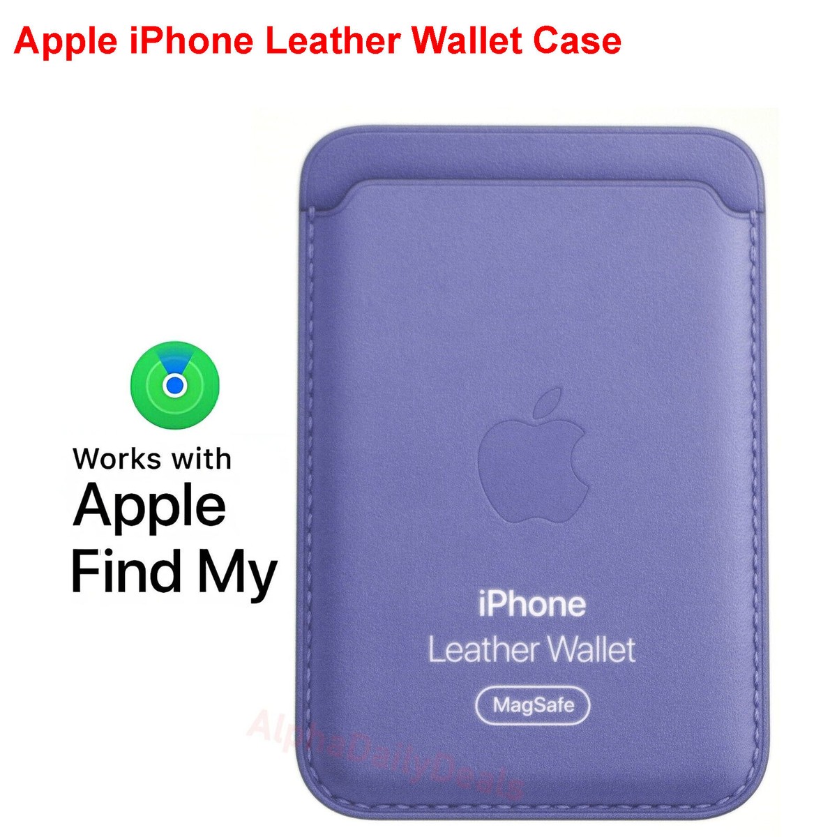 Genuine OEM Apple iPhone Leather Wallet Case with MagSafe