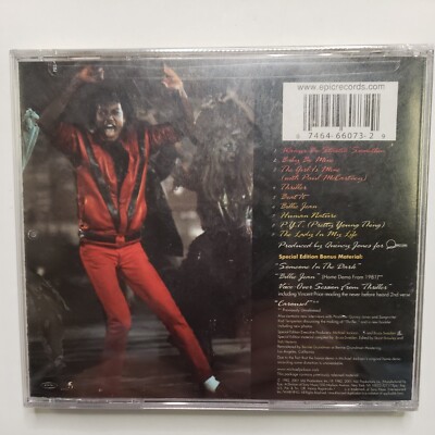 Thriller [Special Edition] [Remaster] by Michael Jackson (CD, Oct