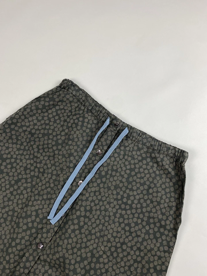 Gudrun Sjoden ladies patterned drawstring skirt size M cotton / linen - Image 4 of 4