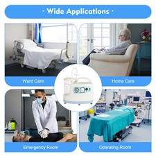 Emergency Medical Portable Aspirator Vacuum Phlegm Unit Mucus Suction Machine  