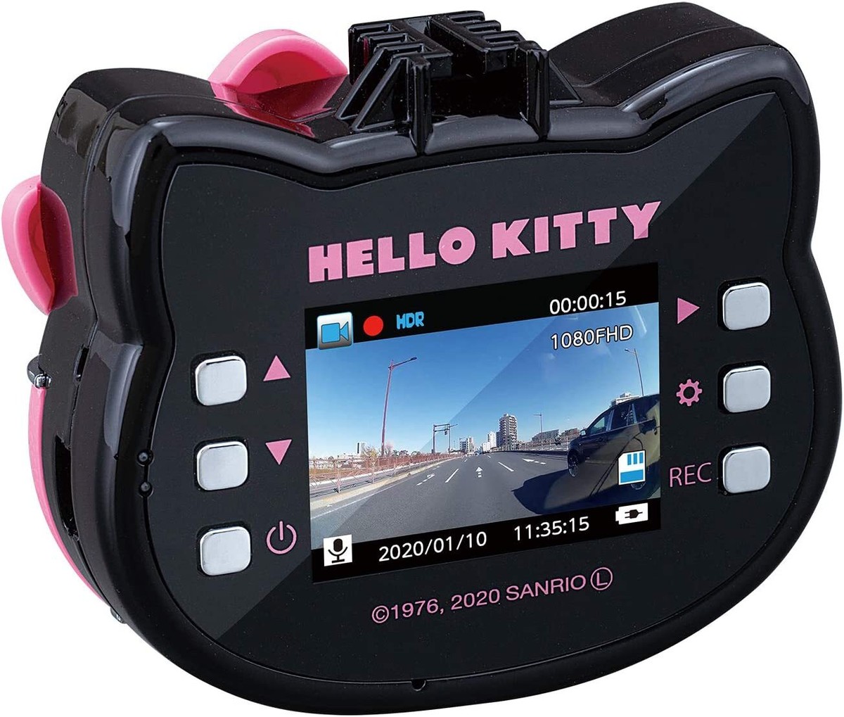Sanrio Hello Kitty Drive Recorder Camera Car Accessories Parts