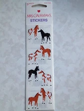 MRS GROSSMAN'S NEW 3 SHEETS HORSES COLTS ANIMALS THREE SHEETS (3)