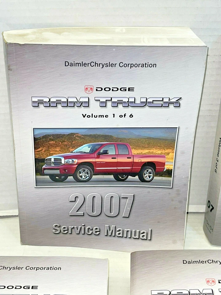 Dodge Ram 2007 camioneta pickup taller manual de reparación 1500-3500 SRT-10 diésel Foto 2 de 4