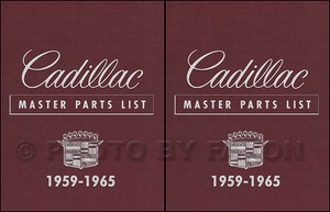 Cadillac catalog parts