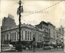 1970 Press Photo Scene at the busy corner of Canal and St Charles - noc72128