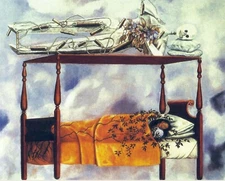 Print or Canvas - The Dream (The Bed), 1940 - by Frida Kahlo
