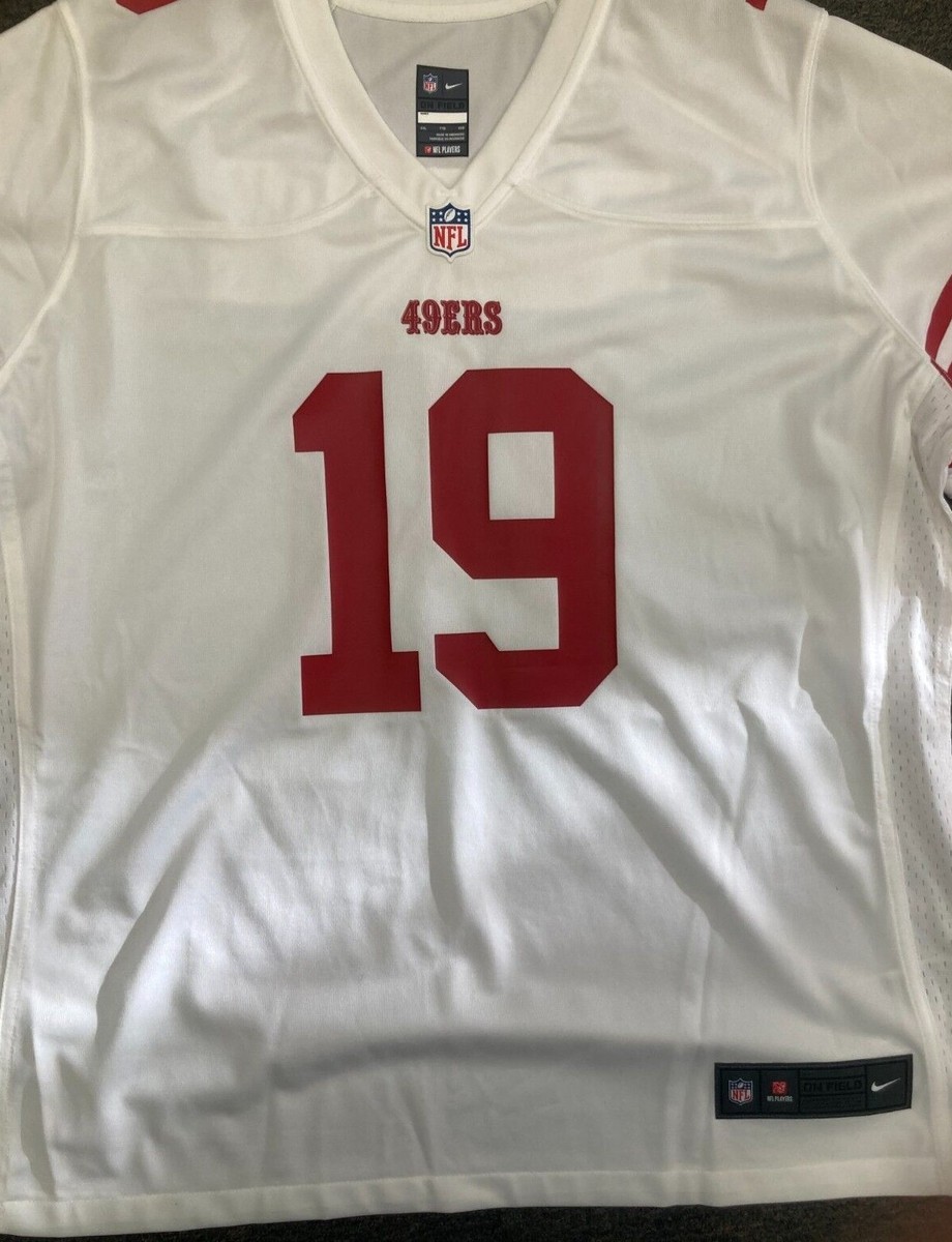 SAN FRANCISCO 49ERS DEEBO SAMUEL #19 NIKE AUTHENTIC GAME