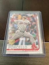 RICK PORCELLO 2019 TOPPS #54 BOSTON RED SOX 150 Years Parallel Mint Free Ship