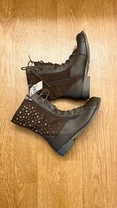 justice combat boots