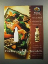 1999 Lea Perrins Worcestershire Sauce Ad - Something's Missing