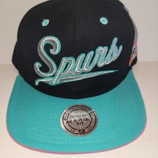 San Antonio Spurs Mitchell  Ness wool snapback hat Hardwood Classics billboard