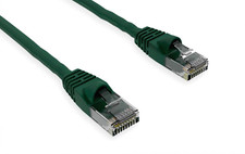 CAT6 UTP booted Patch cable 15ft Green Gigabit 100 Copper lot of 1, 3, 5, 10