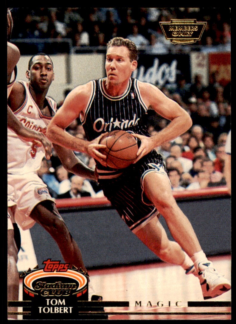 1992-93 Stadium Club Members Only #359 Tom Tolbert Orlando Magic