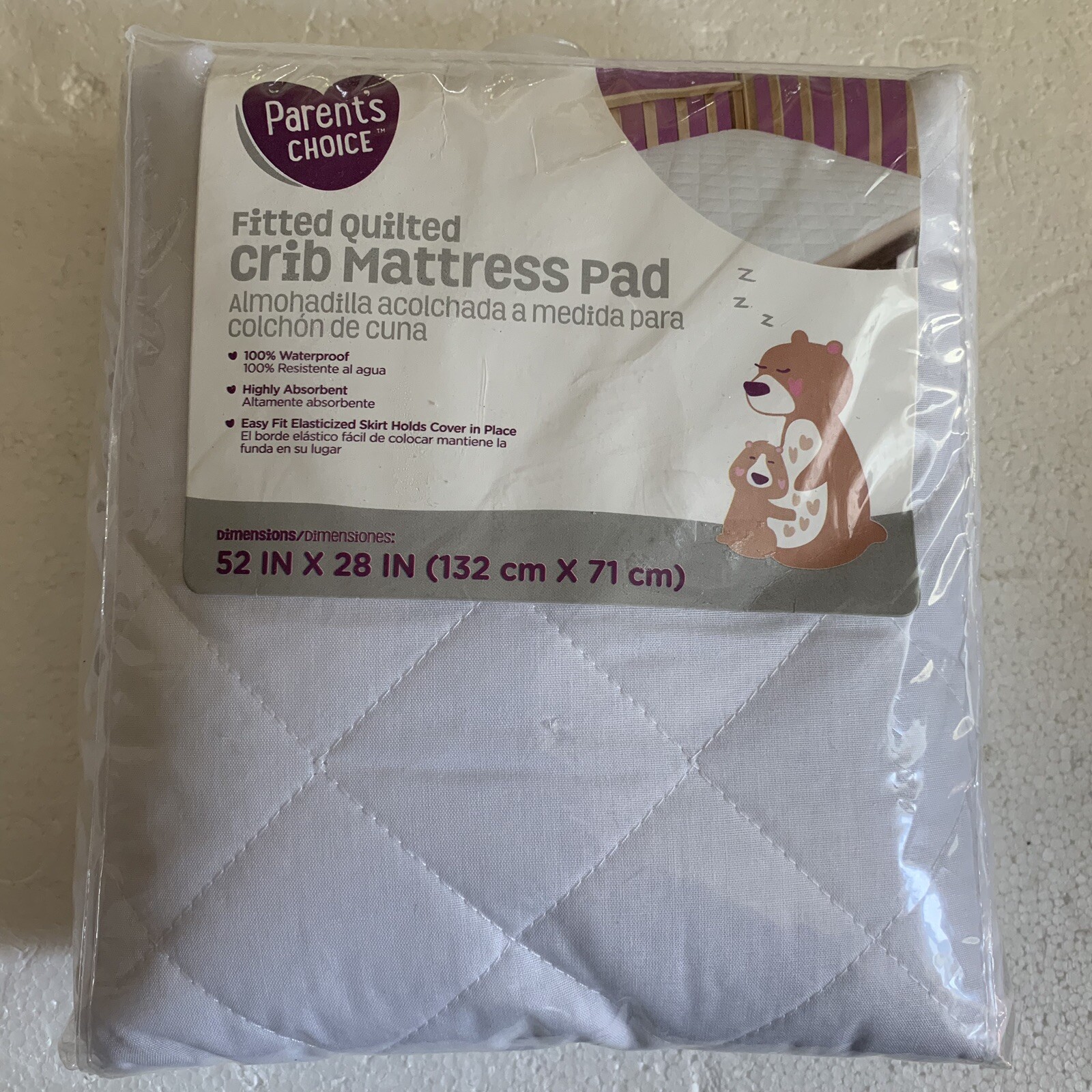 parents choice crib mattress pad