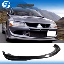 For 03-05 Mitsubishi EVO 8 VIII Evolution Front Bumper Lip Spoiler Carbon Fiber