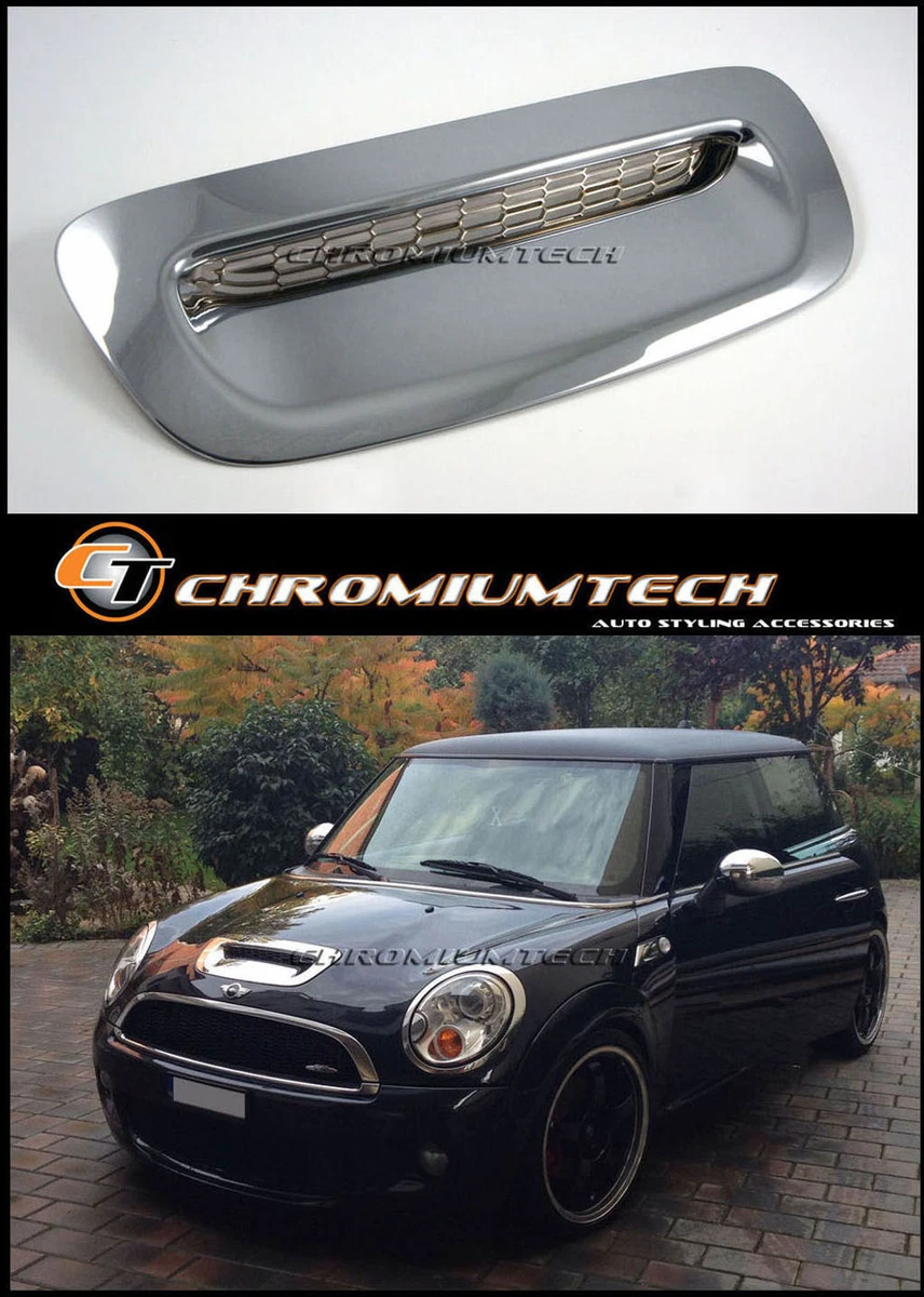 Mini COOPER S/SD Jcw R55 R56 R57 R58 R59 Cromo Cofano Presa D'Aria Scoop  Cover