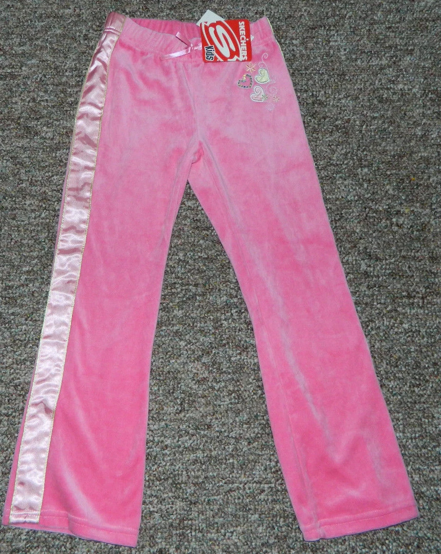 New Girls Skechers Solid Pink Size S 6X 32 eBay