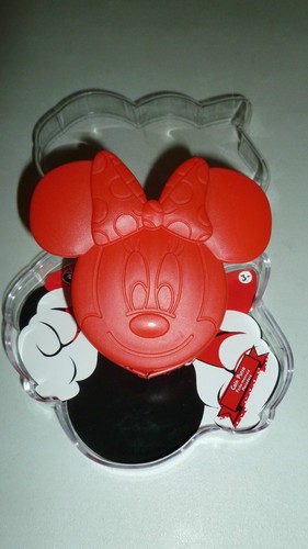 GENUINE DISNEY STORE RED MINNIE MOUSE FACE ZIP AROUND COIN PURSE* NEW *CLEAN - Picture 2 of 7