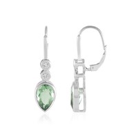Cavill GrüNer Fluorit Ohrringe Damen Sterlingsilber Tropfen 7,25Ct