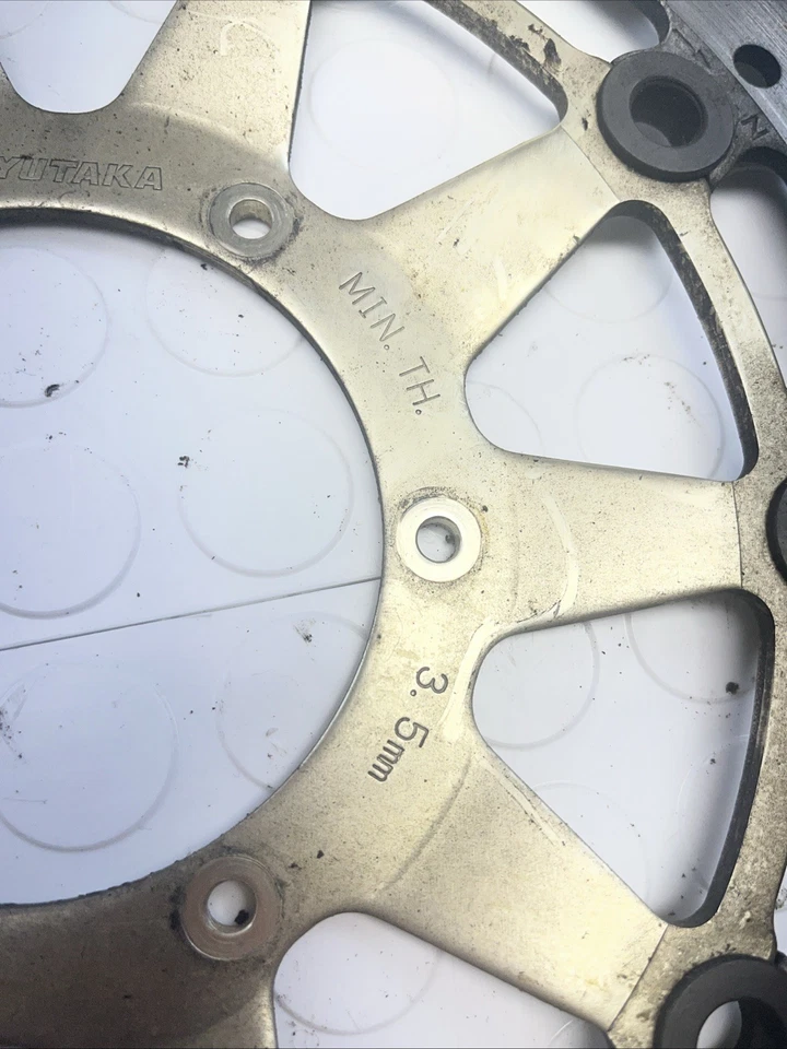 Rotor de disco de freno delantero izquierdo Honda CBR600RRR 2007-2011 OEM Foto 3 de 4