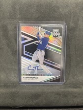 2020 Panini Elite Extra Edition - Cody Thomas #109 Signatures (AU, RC)