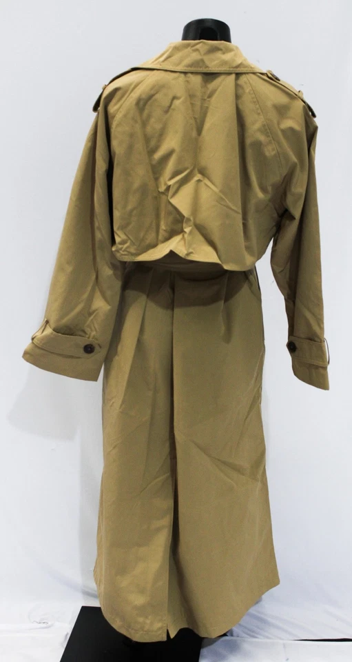 Abercrombie & Fitch Women's Classic Wind Resistant Trench Coat LB3 Caramel Large - Image 4 of 4