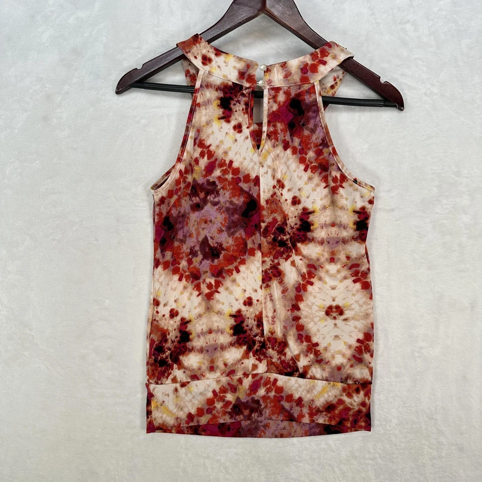 Vintage HeartSOUL Tank Top Womens XS Chain Mail Tie Dye Sleeveless Blouse Y2K - Image 3 of 4